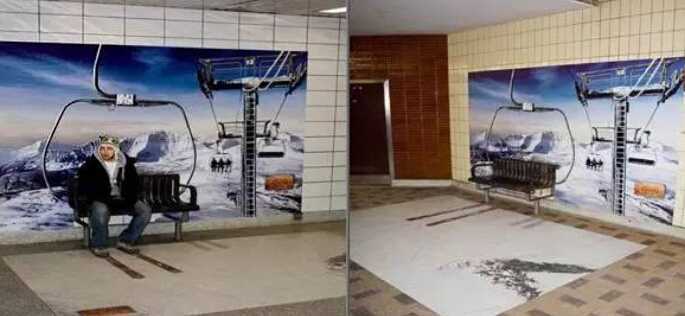 地鐵廣告要這么玩，才是價值!