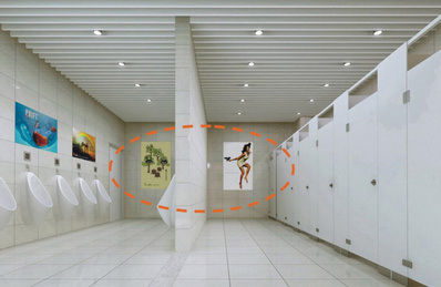 南寧東候車區(qū)衛(wèi)生間墻貼廣告 南寧東候車區(qū)衛(wèi)生間墻貼廣告