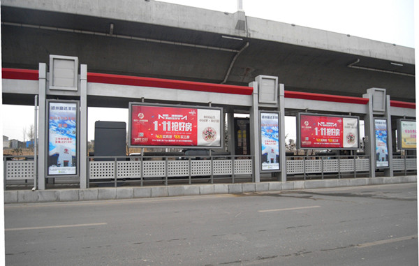 鄭州公交候車亭BRT燈箱廣告 鄭州公交候車亭BRT燈箱廣告