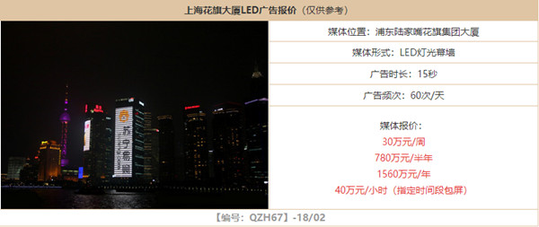 上?；ㄆ齑髲BLED屏廣告報(bào)價(jià)