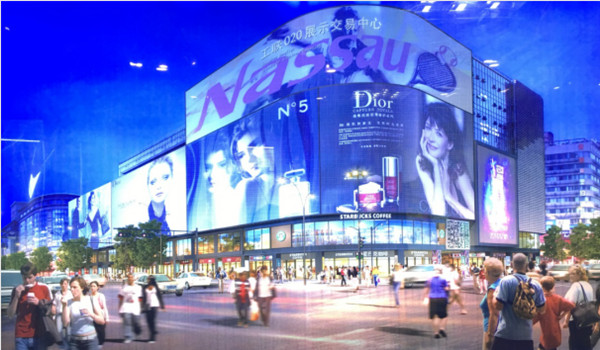 杭州工聯(lián)巨型天幕LED屏廣告 杭州工聯(lián)巨型天幕LED屏廣告