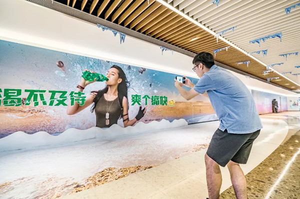 雪碧廣州地鐵廣告 雪碧廣州地鐵廣告