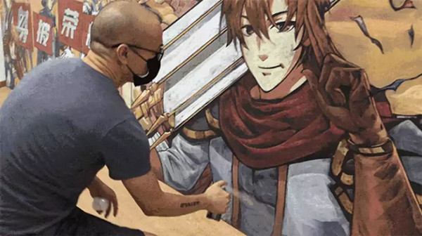 騰訊閃光新國漫重慶地鐵廣告 騰訊閃光新國漫重慶地鐵廣告