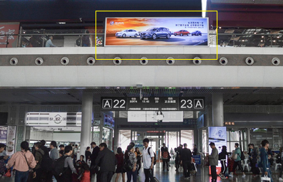出發(fā)層檢票口上方墻面燈箱廣告 出發(fā)層檢票口上方墻面燈箱廣告