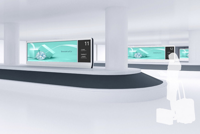 國(guó)內(nèi)行李提取廳LED屏廣告 國(guó)內(nèi)行李提取廳LED屏廣告