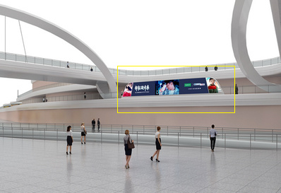 F4層國(guó)際出發(fā)引橋下方扶欄燈箱廣告 F4層國(guó)際出發(fā)引橋下方扶欄燈箱廣告