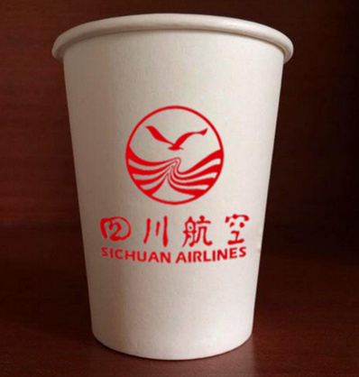 四川航空機(jī)上水杯廣告 四川航空機(jī)上水杯廣告