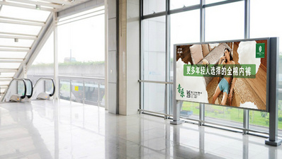 容桂站A、C進(jìn)出站口走廊燈箱廣告