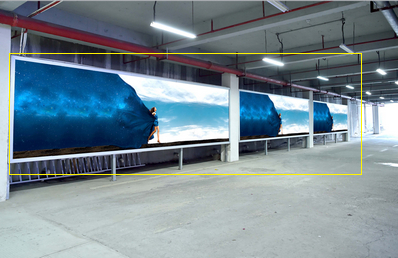 三亞機(jī)場(chǎng)一層停車場(chǎng)北側(cè)通道燈箱廣告