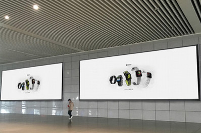 杭州東站站臺墻面燈箱廣告 杭州東站站臺墻面燈箱廣告