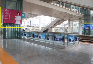 鎮(zhèn)江站站臺直梯燈箱廣告 鎮(zhèn)江站站臺直梯燈箱廣告