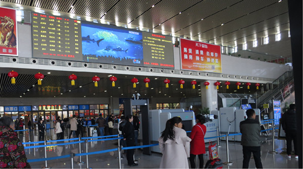 河南安陽(yáng)東高鐵站LED廣告價(jià)格