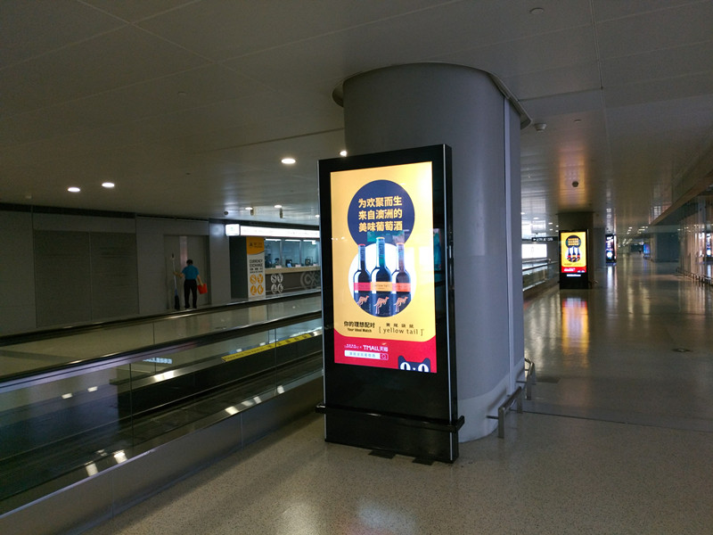 黃尾袋鼠酒上海虹橋機(jī)場廣告