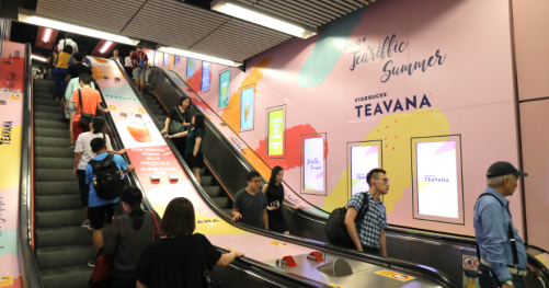 渣甸坊扶手電梯數碼屏 渣甸坊扶手電梯數碼屏