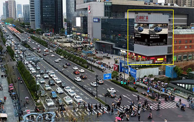 合肥三里庵國購廣場led屏廣告 合肥三里庵國購廣場led屏廣告