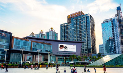 深圳福田新城市廣場LED屏廣告 深圳福田新城市廣場LED屏廣告