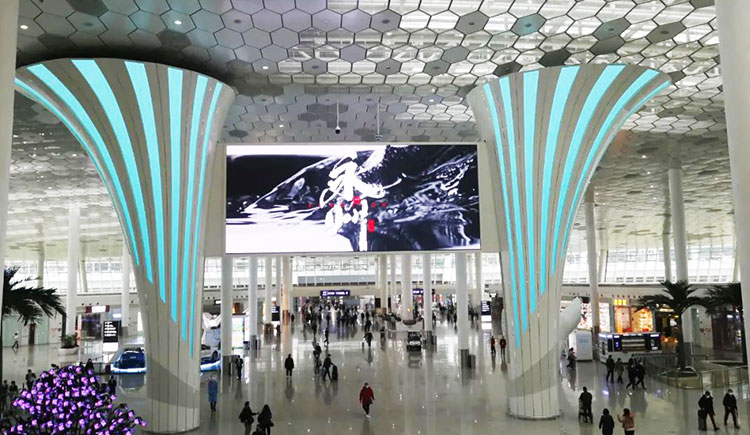 永州文旅深圳機(jī)場電子屏廣告1