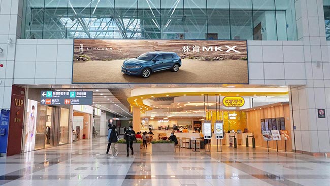 珠海機(jī)場國內(nèi)出發(fā)大廳門楣燈箱怎么樣？