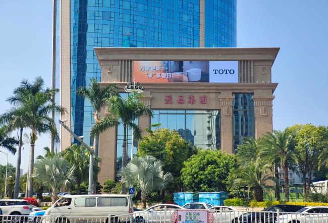 廈門湖濱南路凱賓斯基戶外LED廣告投放，廈門島內(nèi)大屏廣告價(jià)格