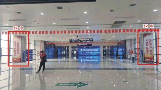 第一戶外傳媒-蕪湖站-西廣場換乘大廳立柱燈箱 