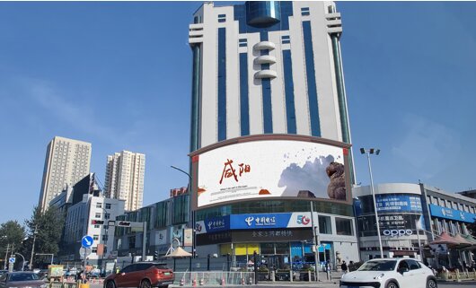 第一戶外傳媒-咸陽電信大廈裸眼3D屏 第一戶外傳媒-咸陽電信大廈裸眼3D屏