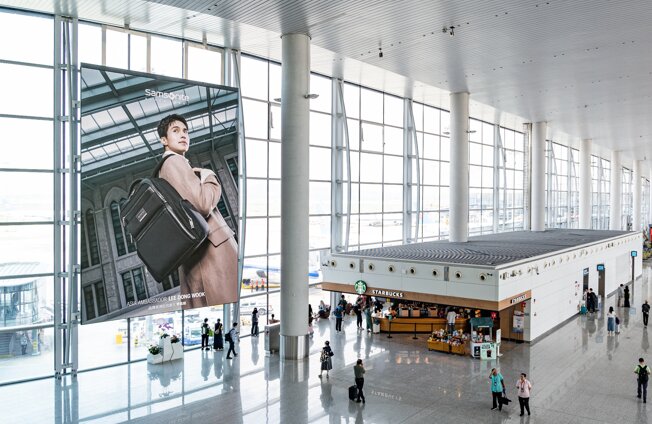 第一戶外傳媒廣州白云機場LED屏廣告 第一戶外傳媒廣州白云機場LED屏廣告