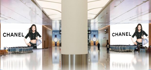 第一戶外傳媒廣州白云機場T3行李提取廳LED屏廣告 第一戶外傳媒廣州白云機場T3行李提取廳LED屏廣告