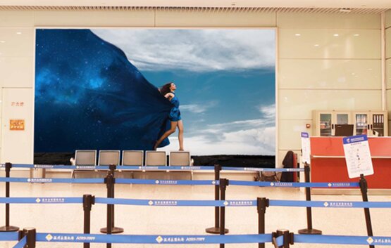 第一戶外傳媒-溫州龍灣機(jī)場T1國際出發(fā)廳燈箱